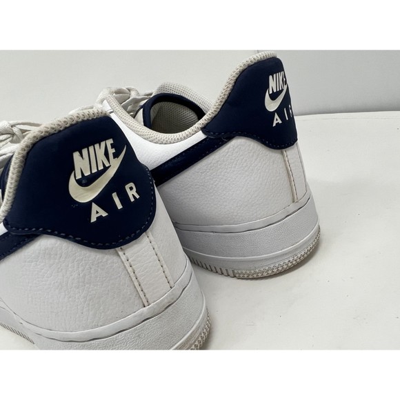 Nike sneakers Air Force 1 Low White 10 mens 2020 CJ1607-100 midnight navy shoes - Picture 11 of 11
